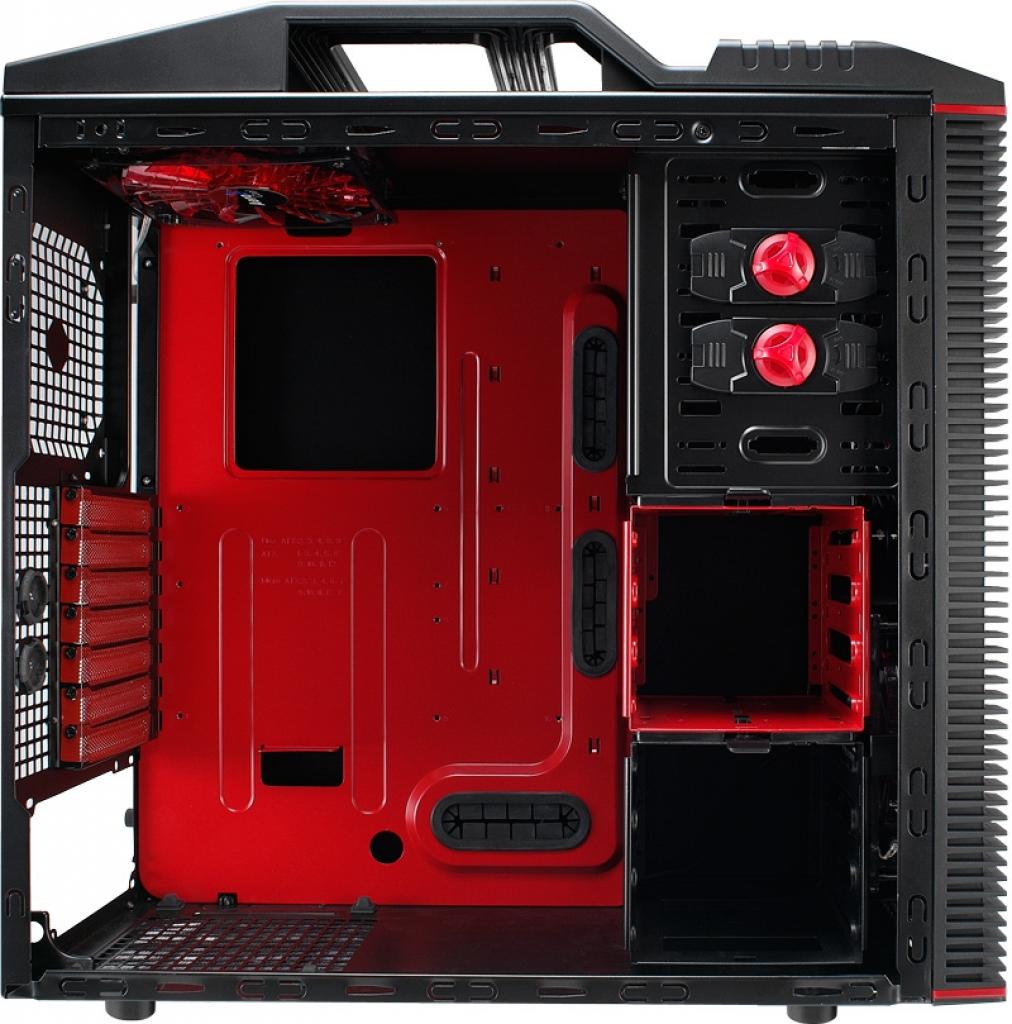 [11/01/2011] Aerocool Rs-4: Midi-Tower mit schwarz/rotem Innenraum und 58-in-1-Card-Reader