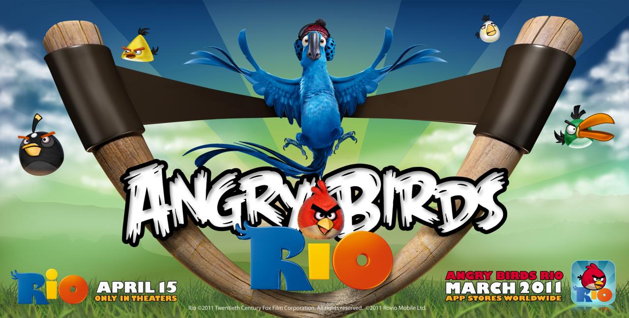 [31/01/2011] Angry Birds Rio kommt im März für iPhone und Android.