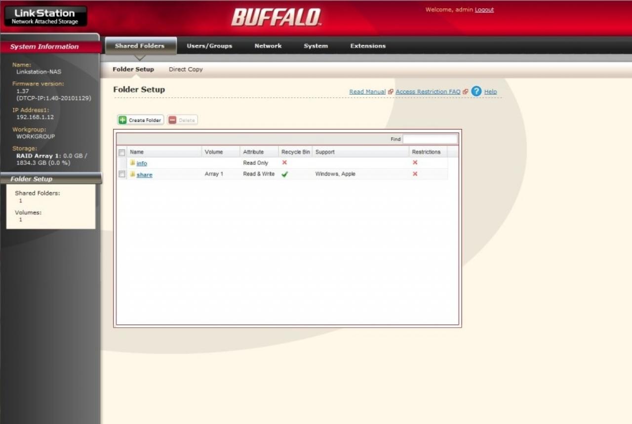 [11/01/2011] Buffalo Linkstation Duo im PCGHX-Test: Überzeugende Leistung (4)
