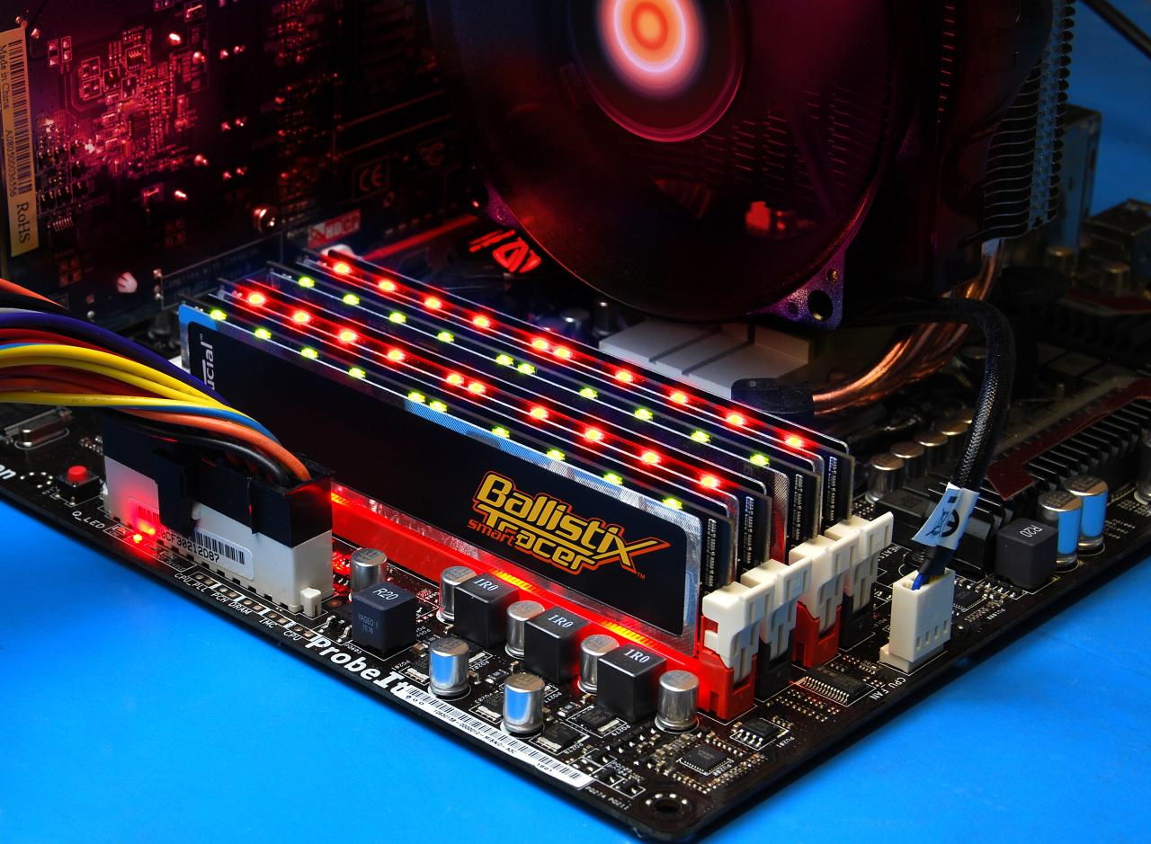 [09/01/2011] Rot-Grüne-LEDs (Crucial Ballistix Smart Tracer) 