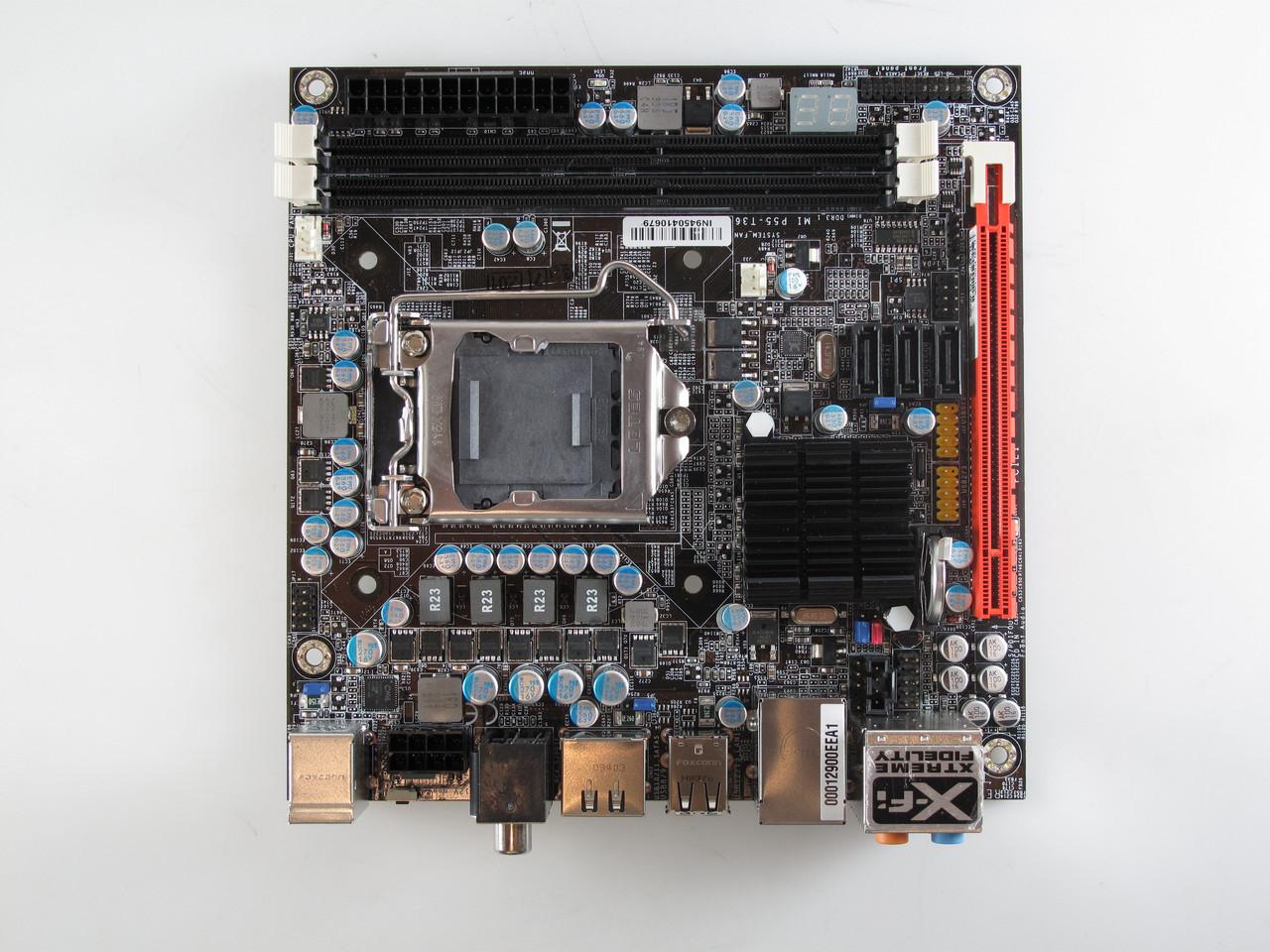[26/01/2011] DFI Lanparty MI P55 T36: Die Platine war das erste P55-Mainboard im Mini-ITX-Format 