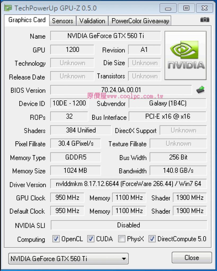 [24/01/2011] Galaxy Geforce GTX 560 Ti (10)