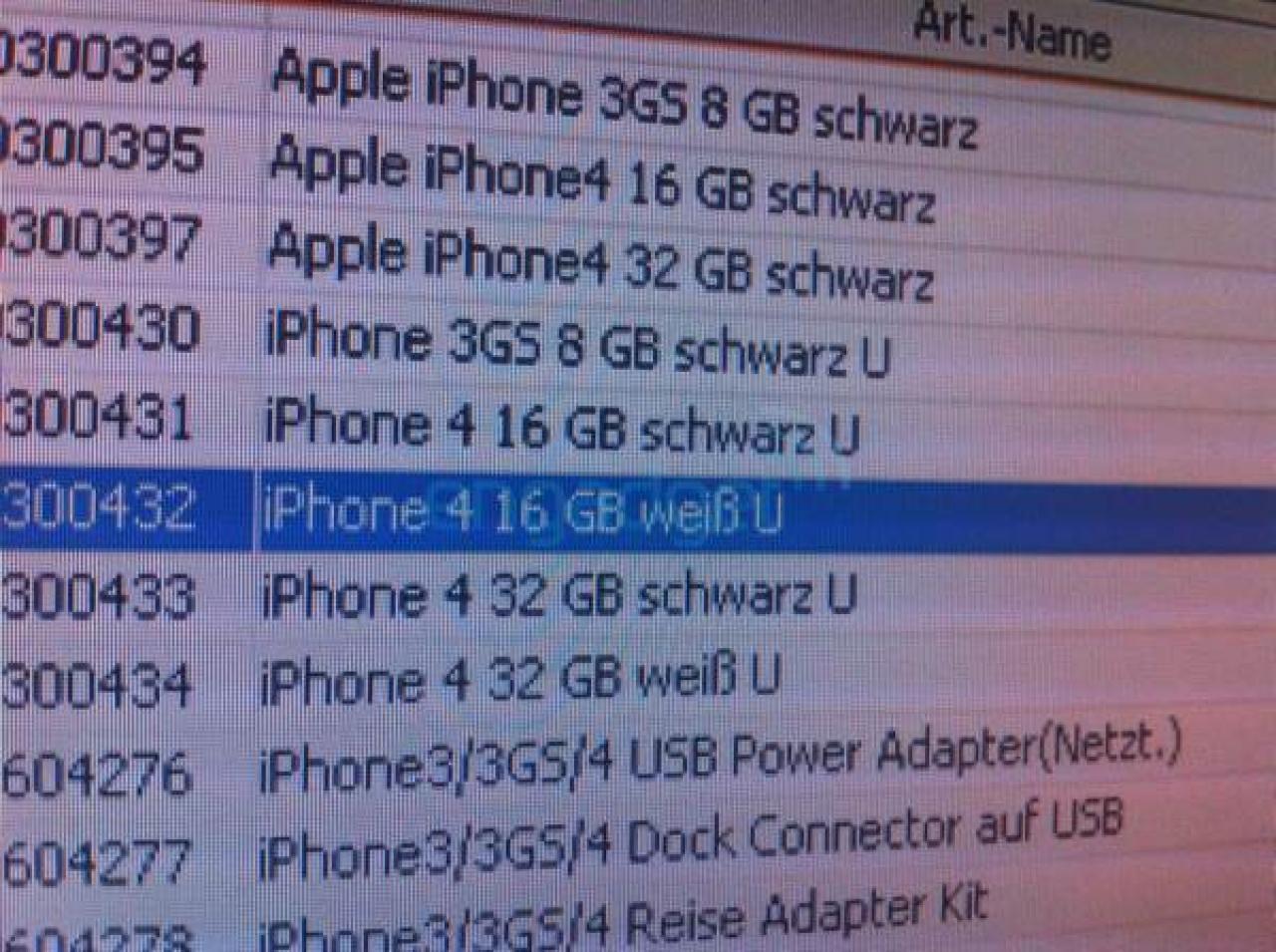 [18/01/2011] Apple iPhone 4 in Weiß - Posse geht vermutlich weiter bis zum iPhone 5