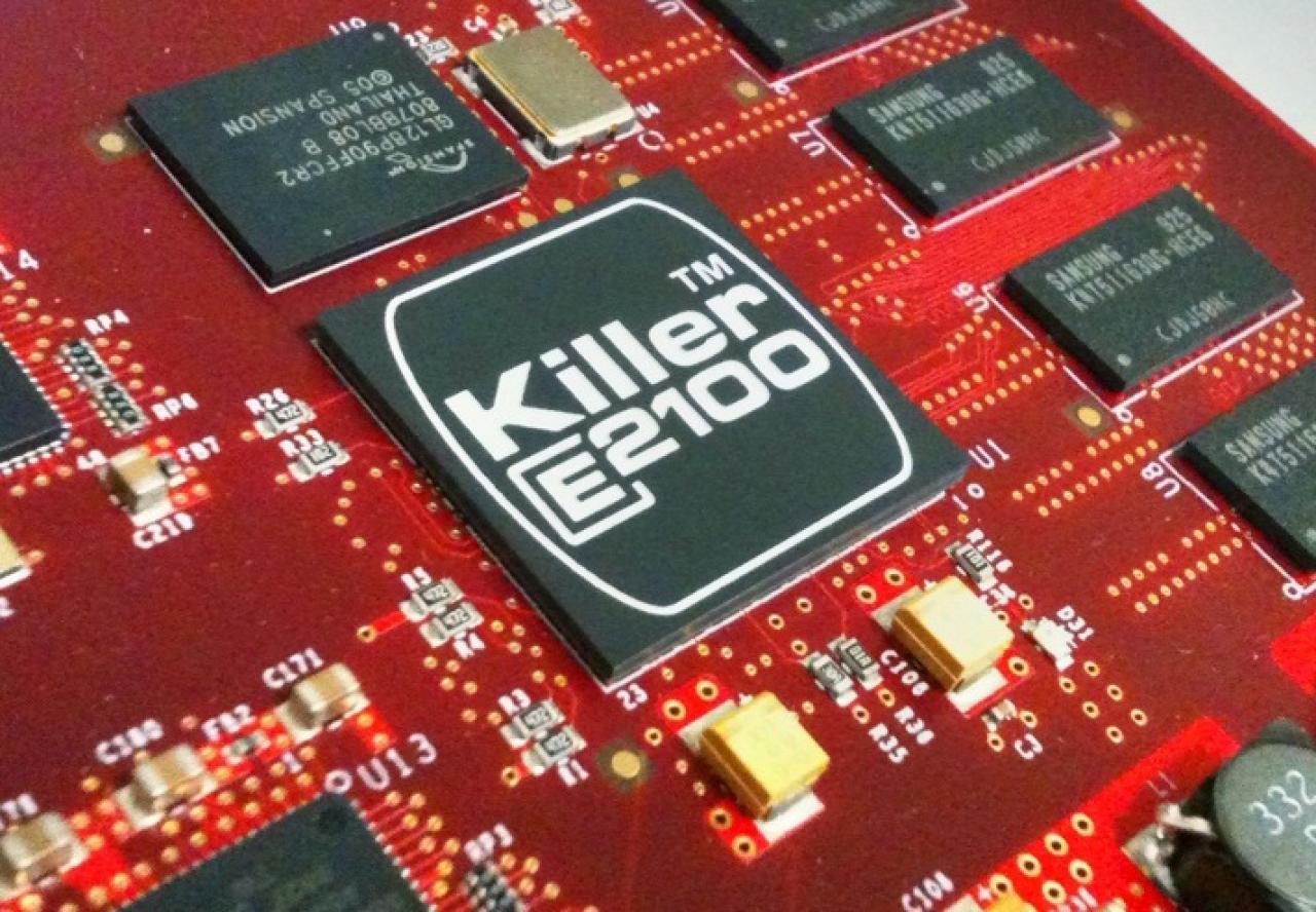 [06/01/2011] Bigfoot-Chip Killer E2100 (Beispiel-Foto, kein Gigabyte-Board)