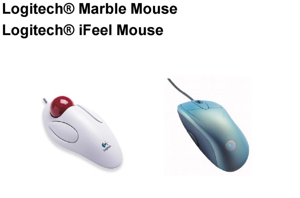 [20/01/2011] Logitech Marble Mouse Ifeel Mouse
