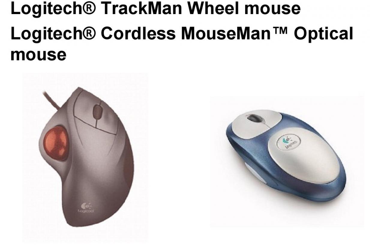 [20/01/2011] Logitech Trackman Wheel Mouse Mouseman Optical