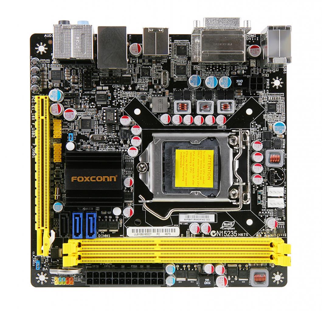 [19/01/2011] Foxconn H67S: Erstes Mini-ITX-Mainboard mit H67-Chipsatz verfügbar (3)