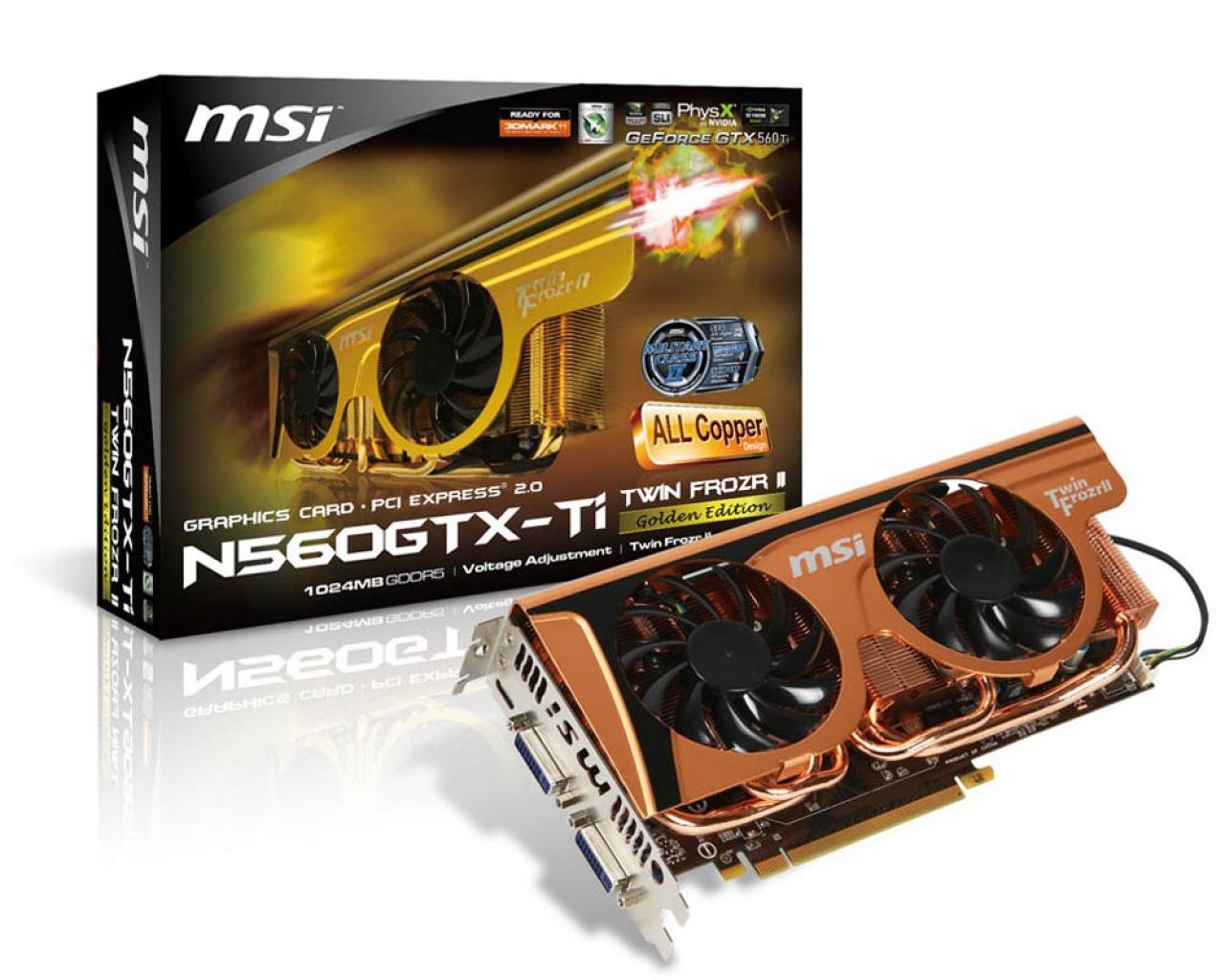 [25/01/2011] MSI N560GTX Ti Twin Frozr II Golden Edition 001