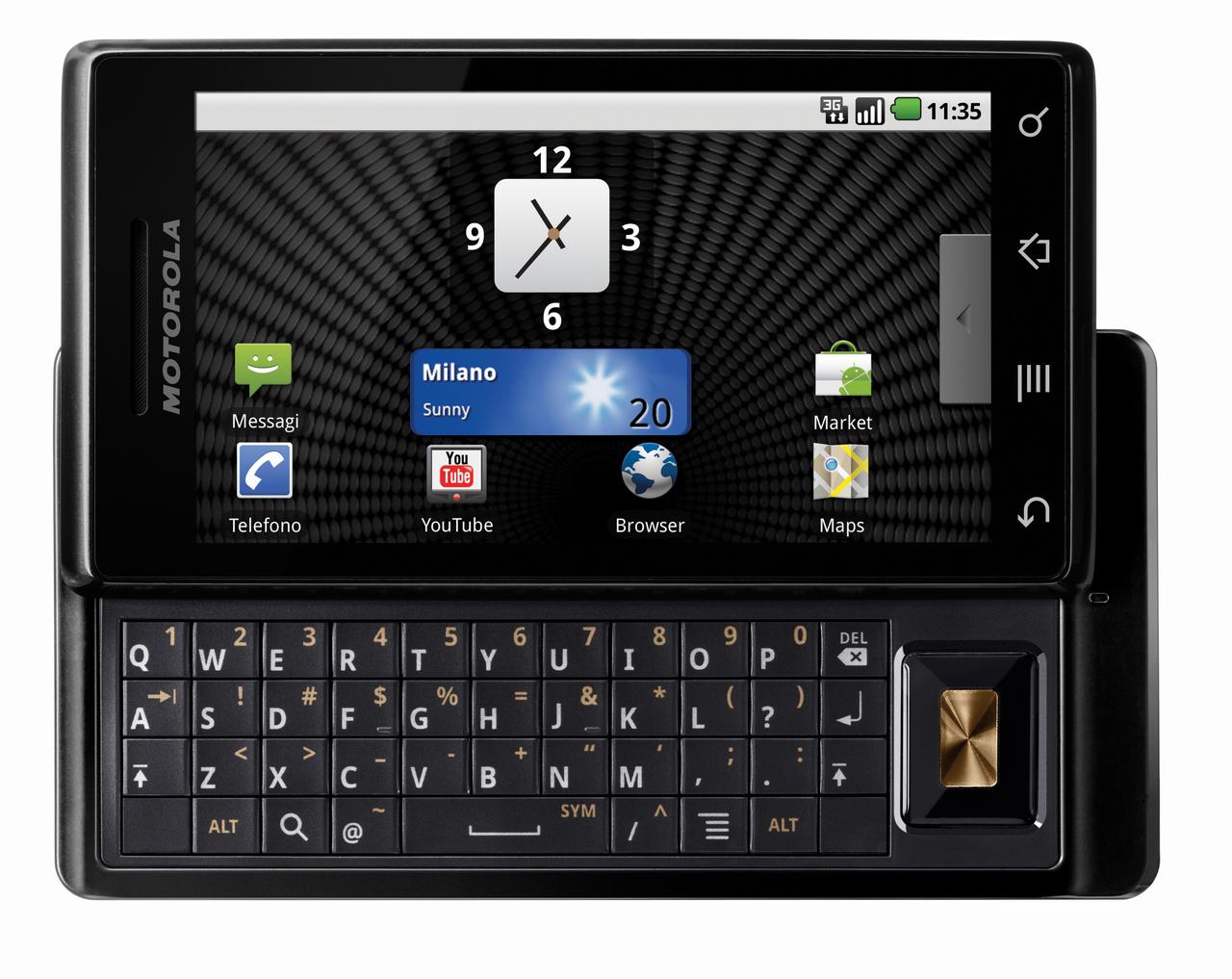 [10/01/2011] Platz	20:	Motorola Milestone 11	Stimmen;	2,63%