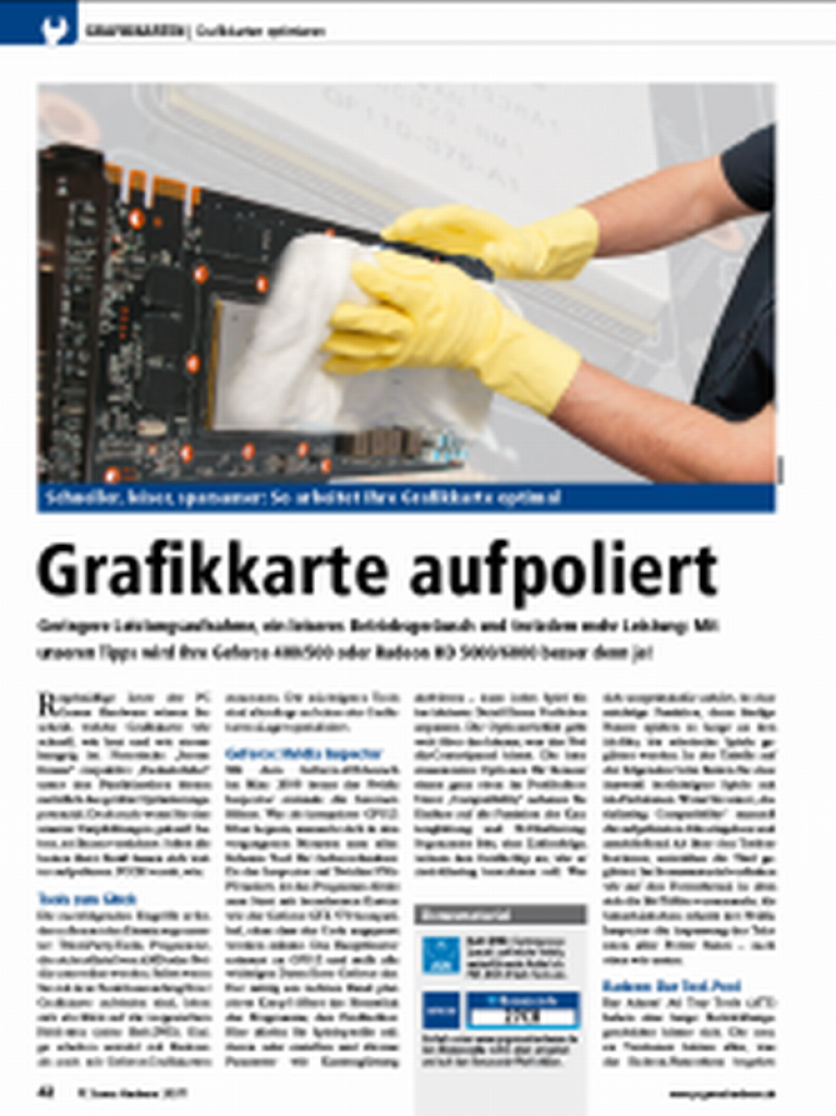 [03/01/2011] Grafikkarte aufpoliert: Seite 1