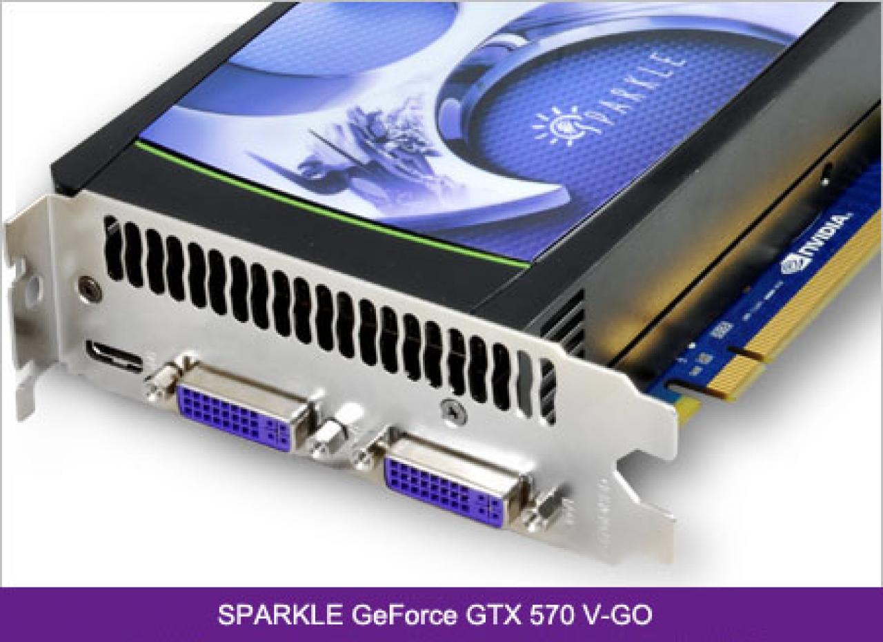 [03/01/2011] Sparkle Geforce GTX 570 V-Go: Weitere eigenständig produzierte Grafikkarte