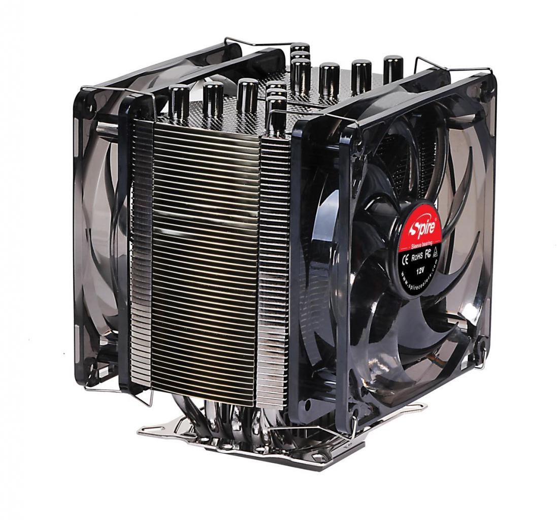 [07/01/2011] Spire Gemini: Neuer CPU-Kühler mit zwei 120-mm-Lüftern (2)