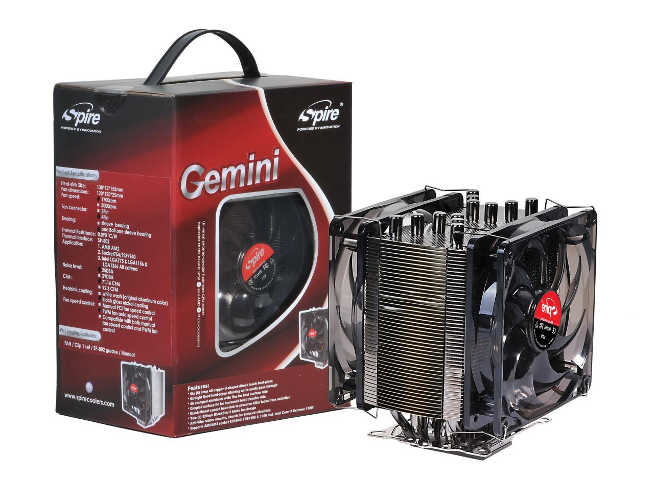 [07/01/2011] Spire Gemini: Neuer CPU-Kühler mit zwei 120-mm-Lüftern (18)