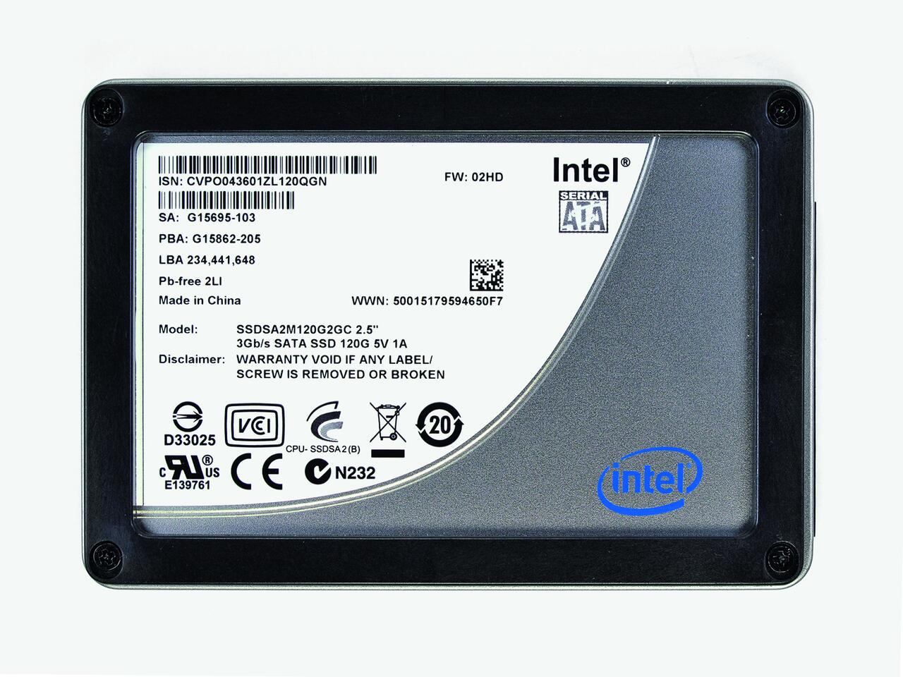 [03/01/2011] Intel X25-M (120 GB)