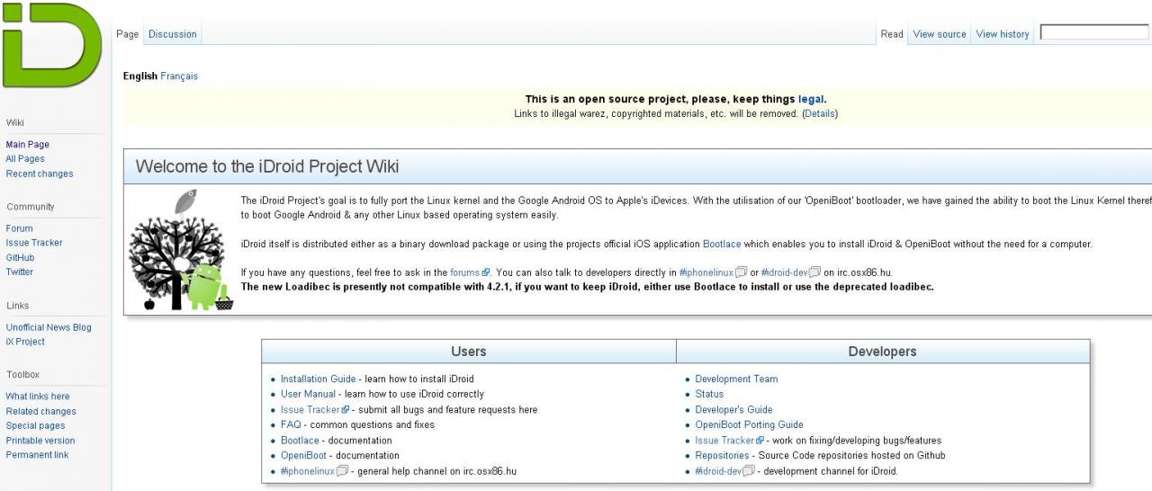 [11/01/2011] iDroid bringt Android auf das iPhone.