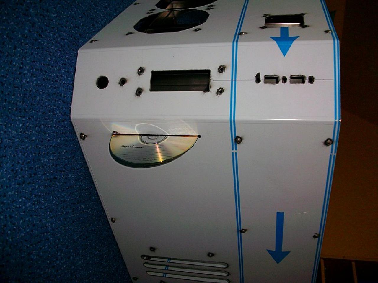 [28/01/2011] Mammut-Casecon-Projekt Stainless Steel - Update: Schrecksekunde nach der Fertigstellung (9)