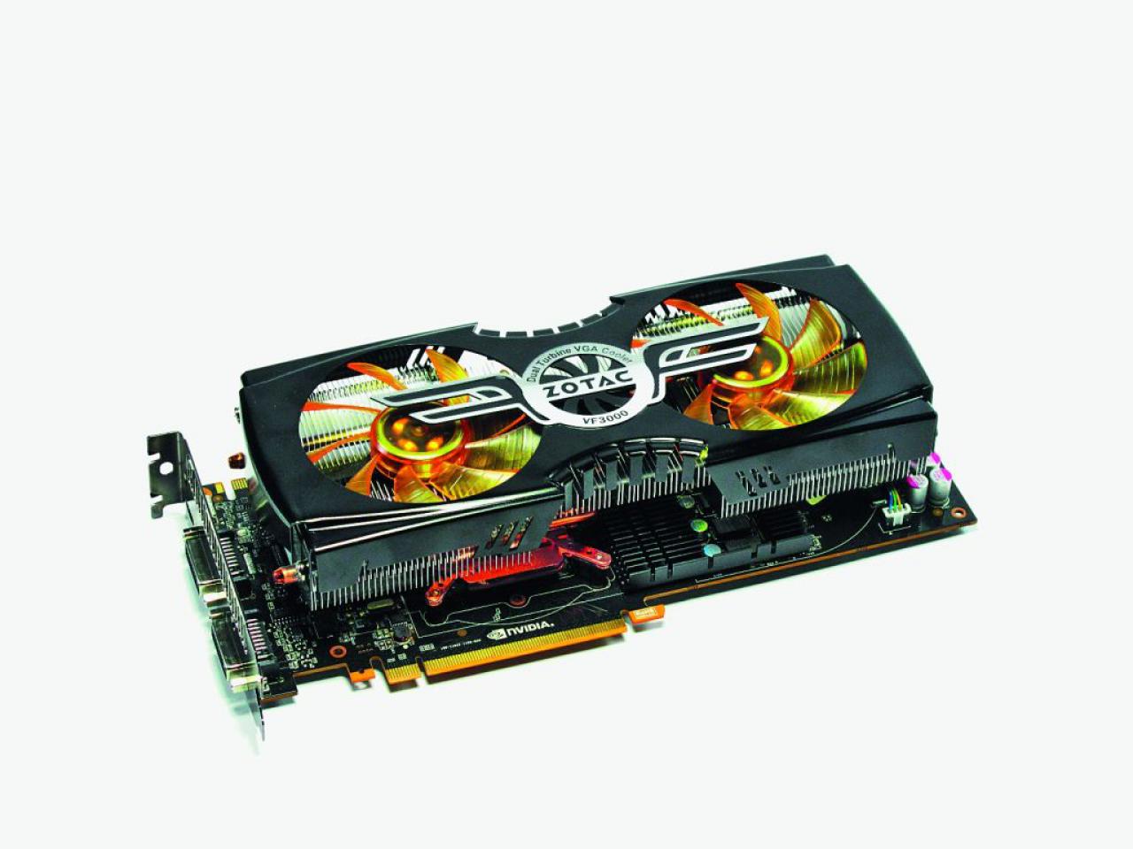 [17/02/2011] Die Glanzlichter am Zotac-Stand werden sicher die AMP!-Modelle der verschiedenen Grafikkartenserien sein. Vor allem die Kühlung sticht bei diesen Modellen hervor. 