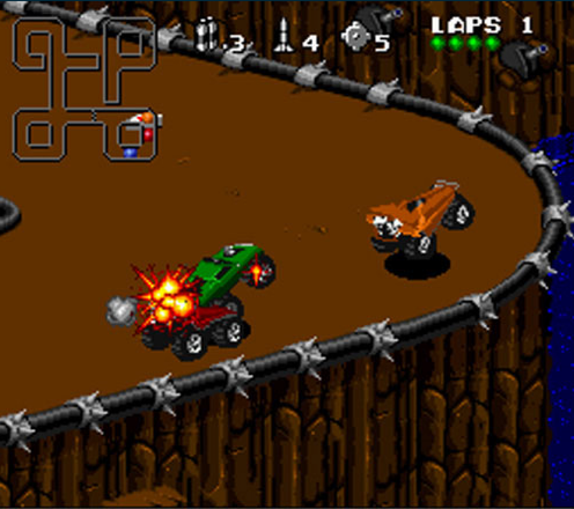 [08/02/2011] Mit verschiedenen Rennstrecken und einem klassischen Soundtrack setzt Rock N' Roll Racing (1993) die Spieler hinter das Steuer von unterschiedlichen Vehikeln in einem abgedrehten, zerstörerischen Rennspiel. Die Spieler wählen ihre Fahrzeuge aus, von denen jedes über Ausrüstung verfügt, die beim Ausmanövrieren der Konkurrenz hilfreich ist.