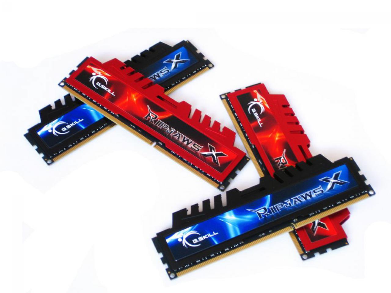 [17/02/2011] Die G.Skill Ripjaws-X-Speicherkits sind speziell für Sandy-Bridge-Systeme entwickelt und verfügen über eine Kapazität von bis zu 16 GiByte.