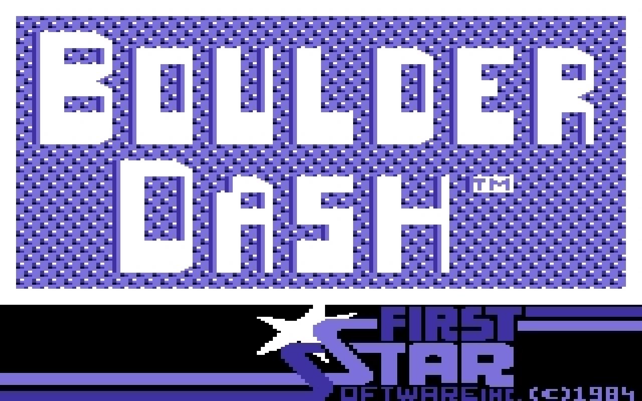 [10/02/2011] Boulder Dash 1984 Startbildschirm