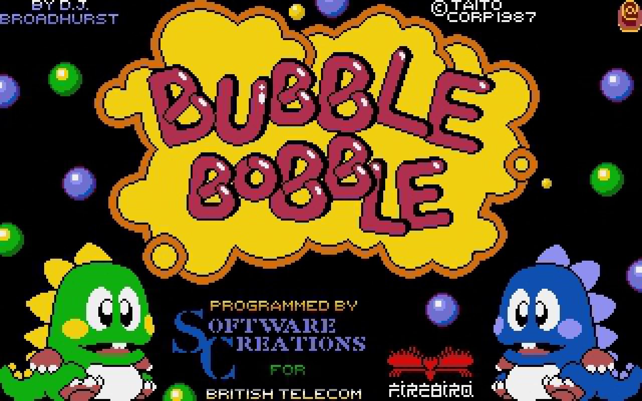 [22/02/2011] Bubble Bobble Atari ST Men 1987