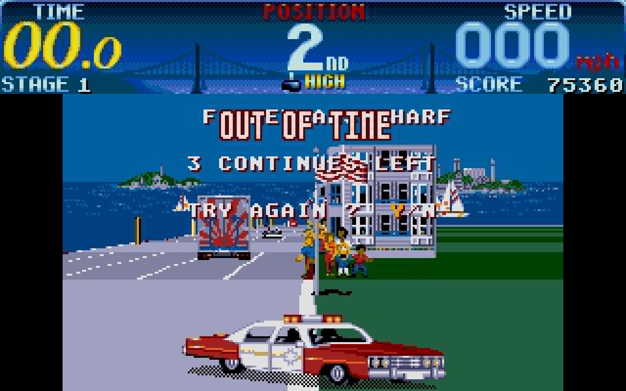 [22/02/2011] Cisco Heat All American Police Car Race Atari ST Ingame 1991
