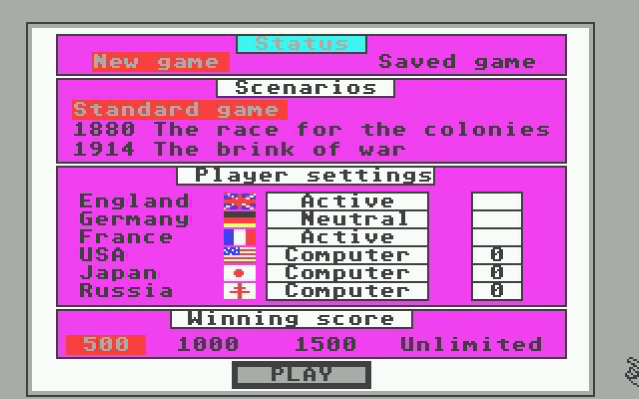 [22/02/2011] Colonial Conquest Atari ST Men 1985