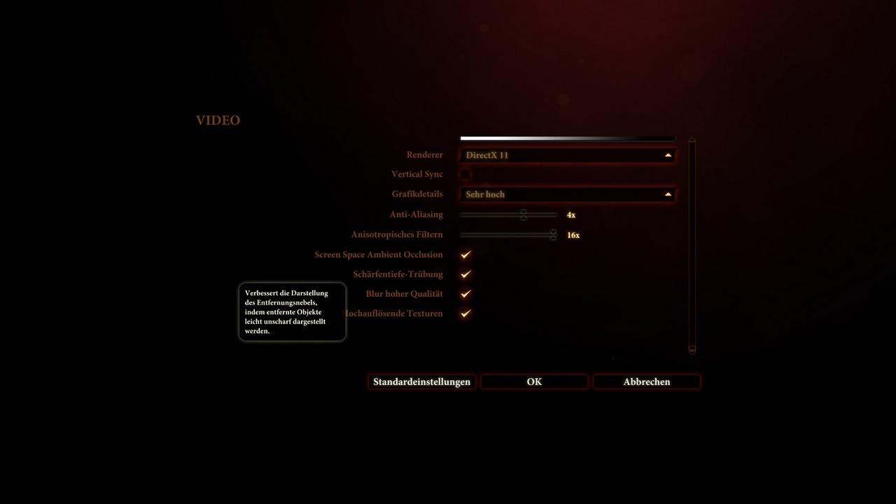 [22/02/2011] Dragon Age 2: Das Grafikmenü mit DirectX 11