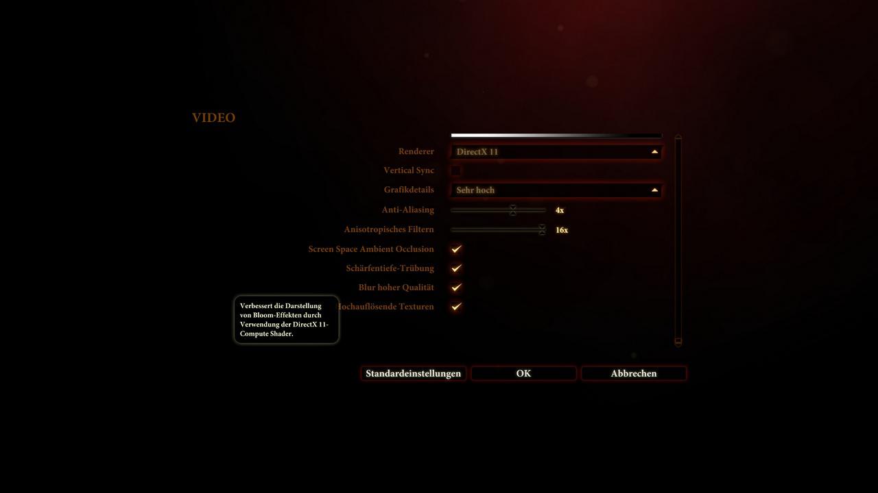 [22/02/2011] Dragon Age 2: Das Grafikmenü mit DirectX 11