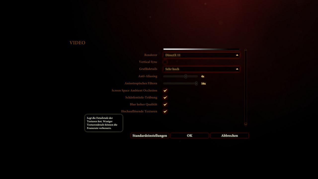 [22/02/2011] Dragon Age 2: Das Grafikmenü mit DirectX 11