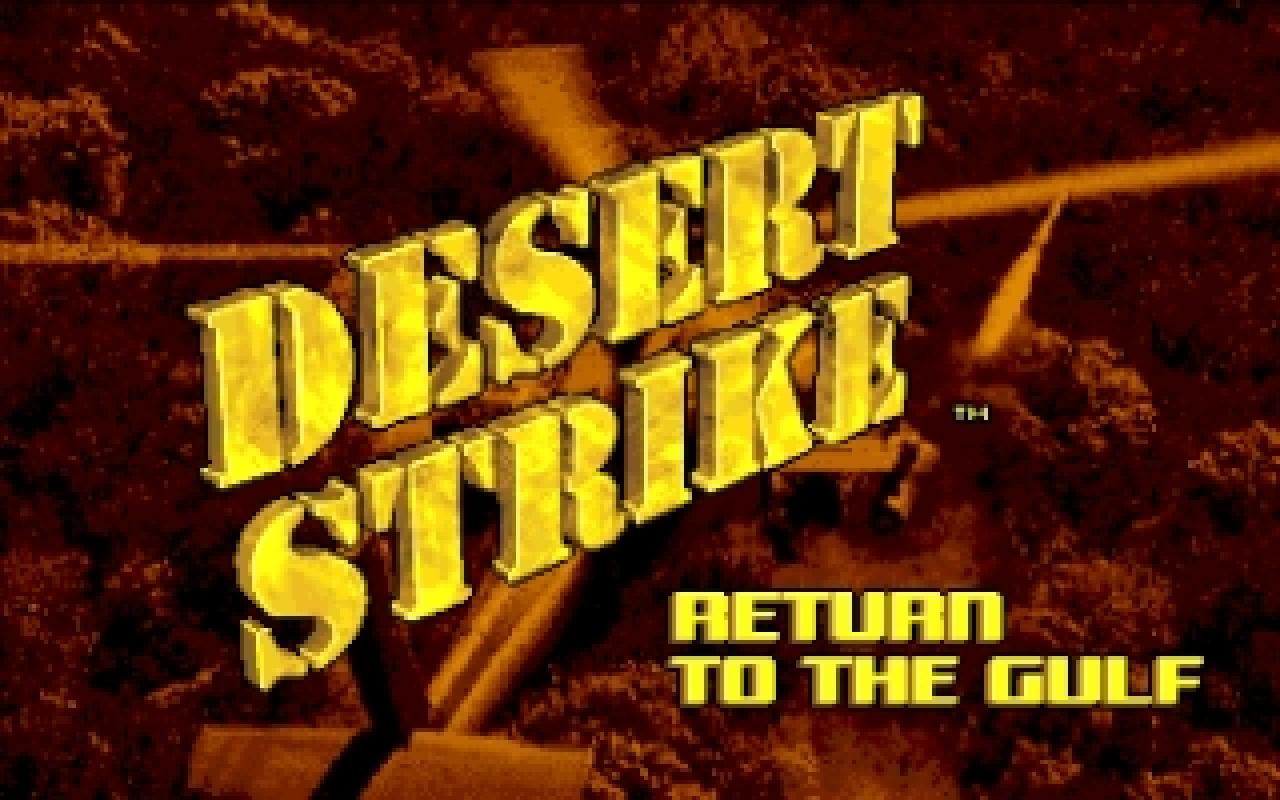 [16/02/2011] Desert Strike Return to the Gulf Amiga Startbildschirm 1993 