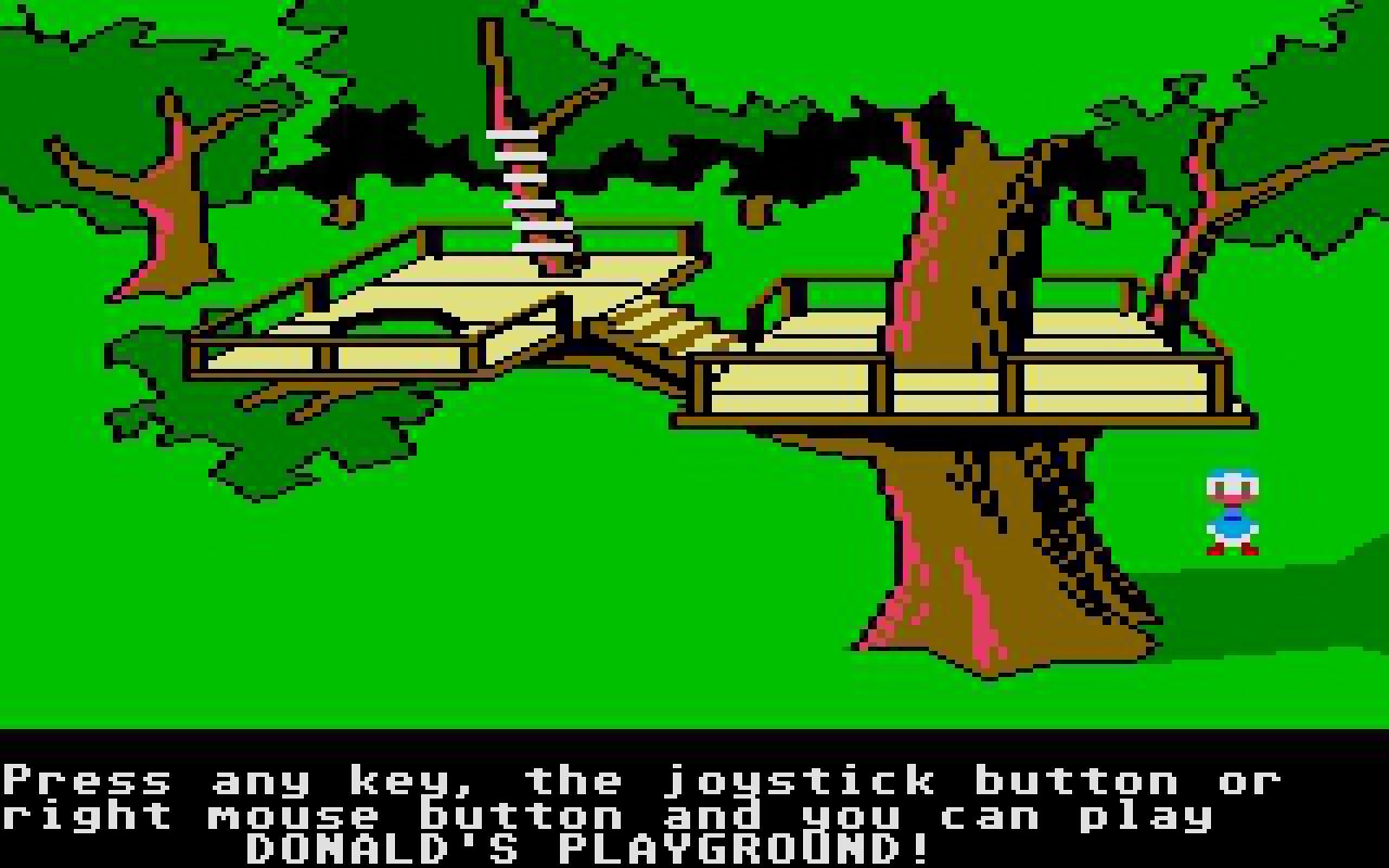 [22/02/2011] Donald Duck s Playground Atari ST Ingame 1986