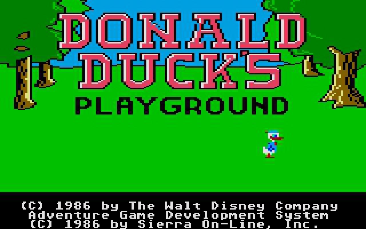 [22/02/2011] Donald Duck s Playground Atari ST Men 1986
