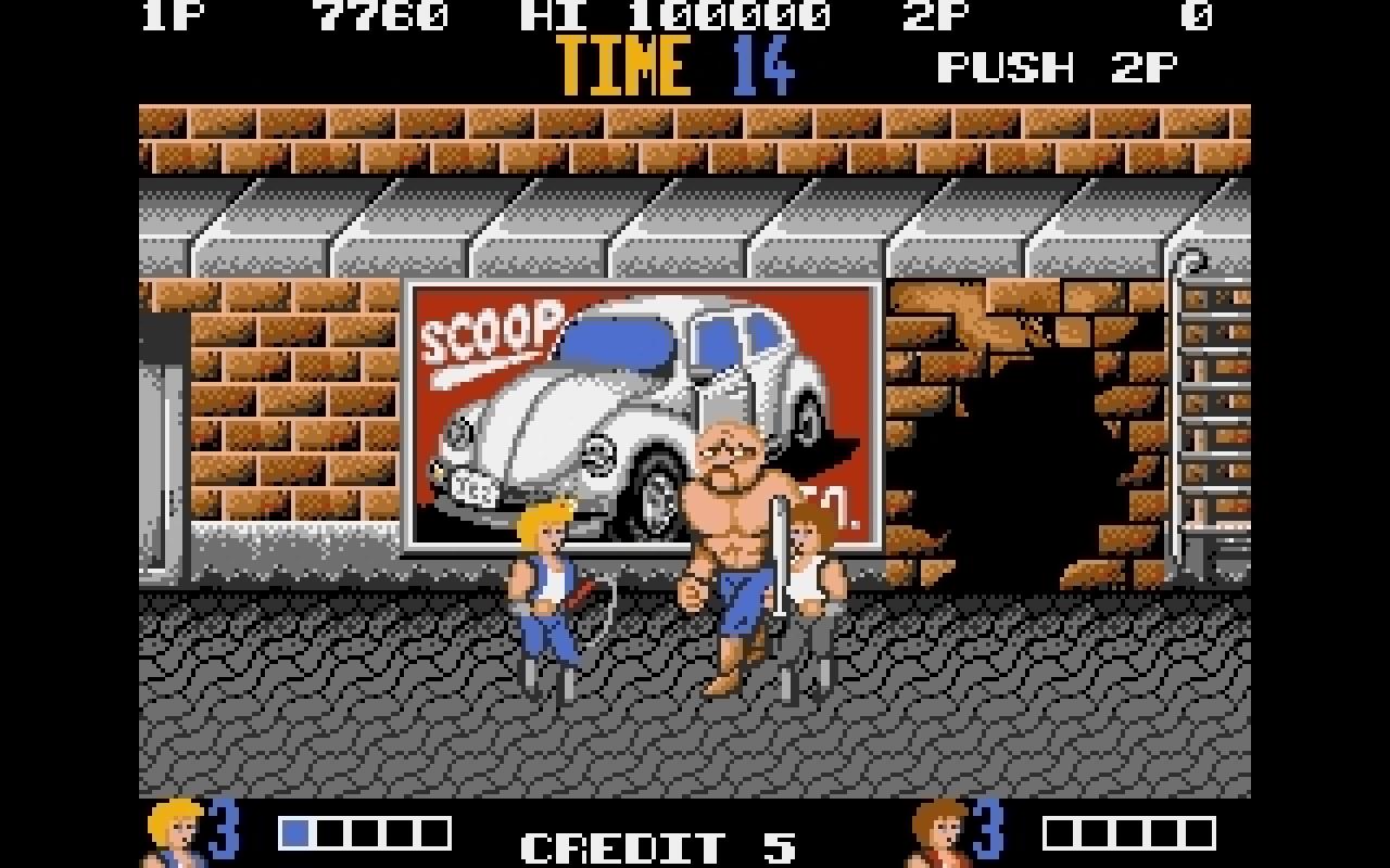 [22/02/2011] Double Dragon Atari ST Ingame 1989
