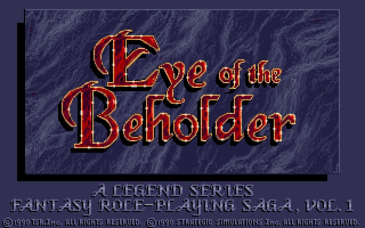 [16/02/2011] Eye of the Beholder Amiga Startbildschirm 1991 