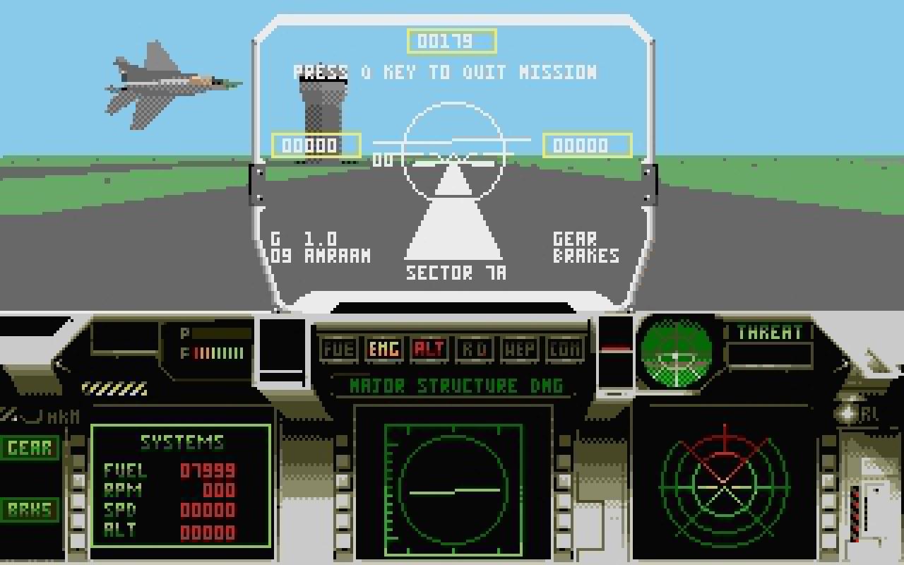 [22/02/2011] F29 Retaliator Atari ST Ingame 1990