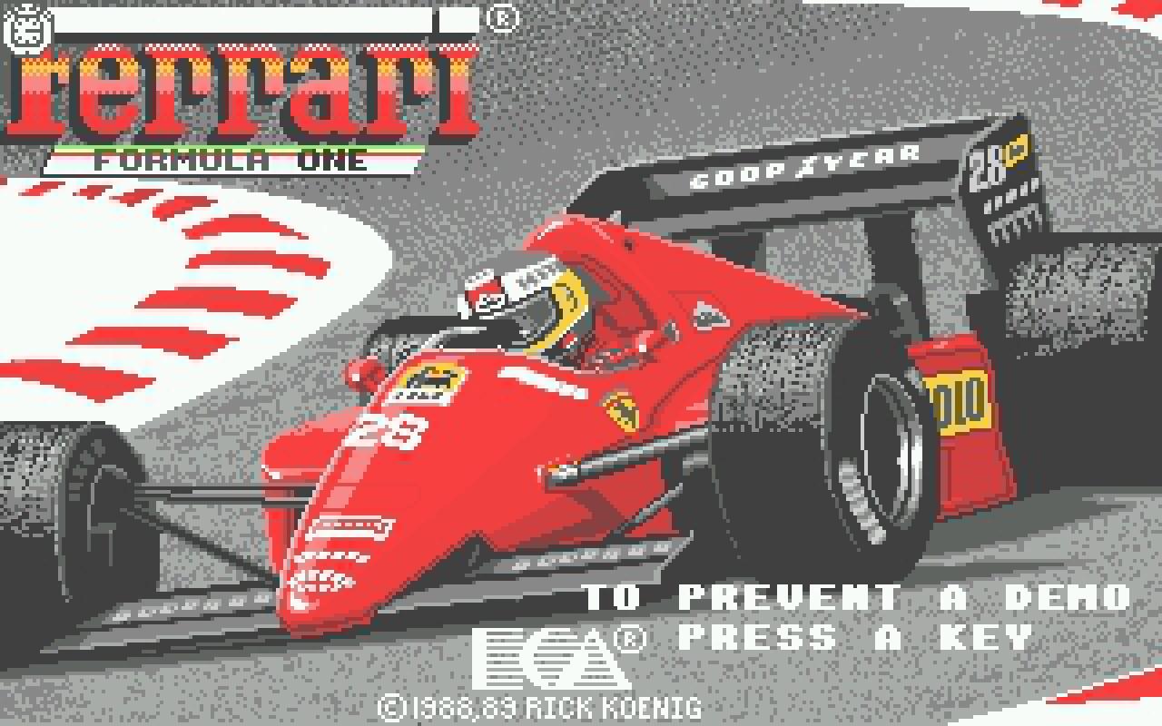 [22/02/2011] Ferrari Formula One Atari ST Men 1989