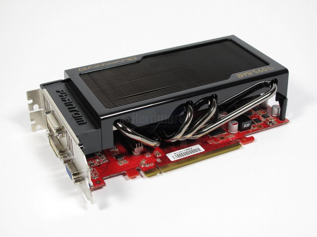 [23/02/2011] Gainward GTX 560 Ti Phantom: Mit 1 oder 2 GiByte VRAM zu haben
