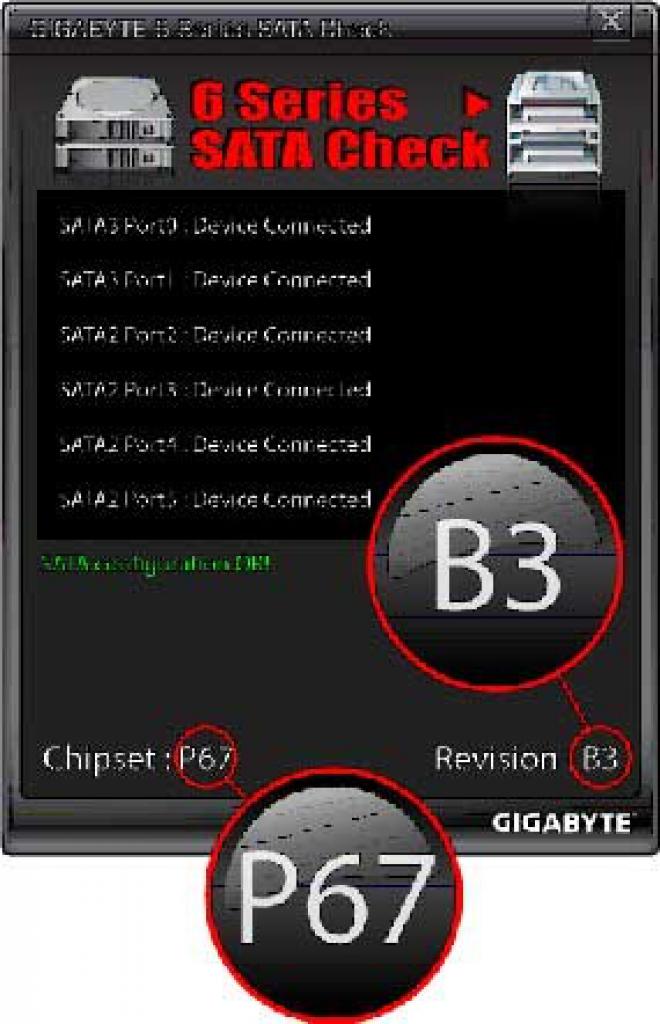 [25/02/2011] Gigabyte: Sockel-1155-Boards mit Revision-B3-Chip erkennen - Tool