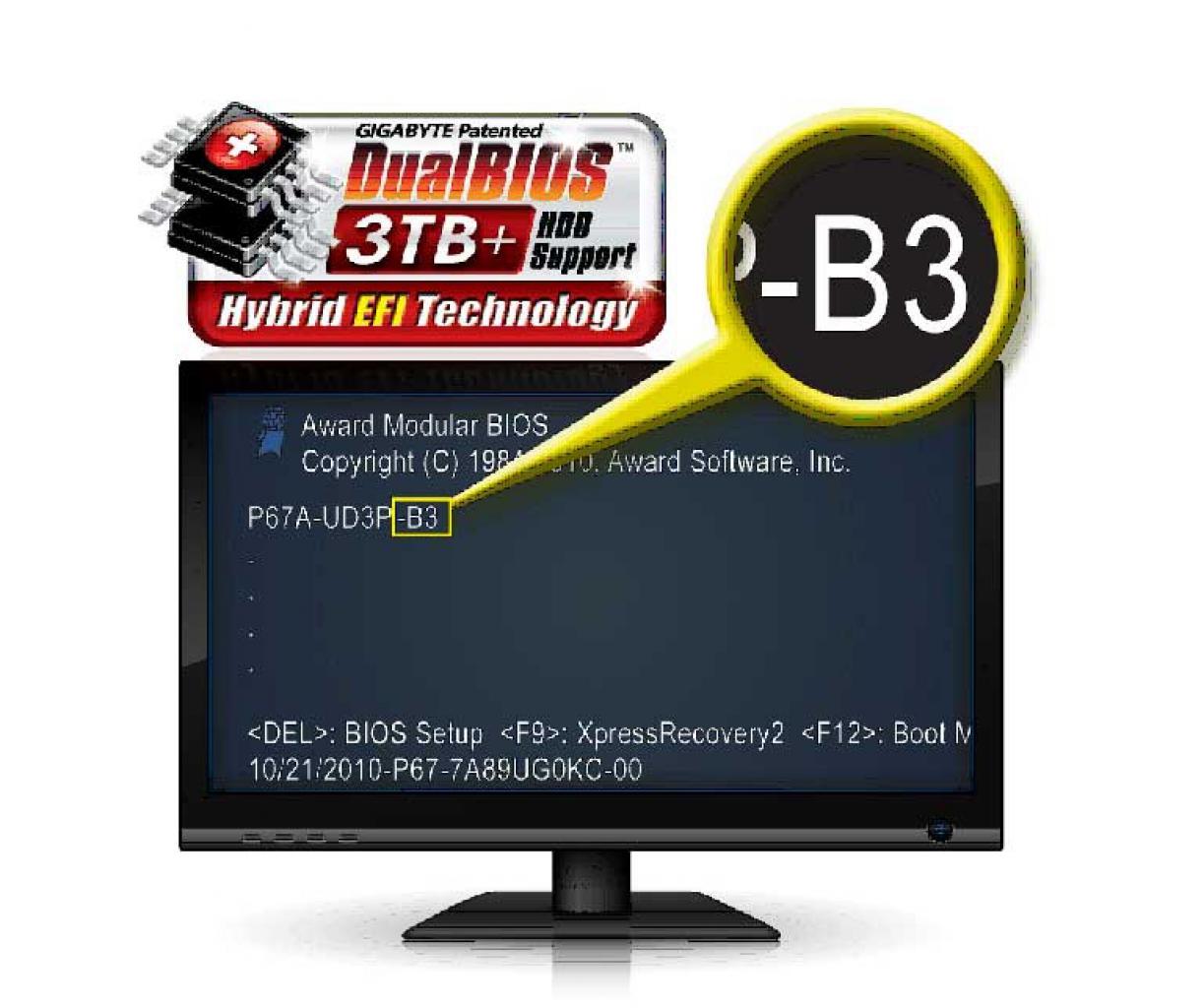 [25/02/2011] Gigabyte: Sockel-1155-Boards mit Revision-B3-Chip erkennen - BIOS
