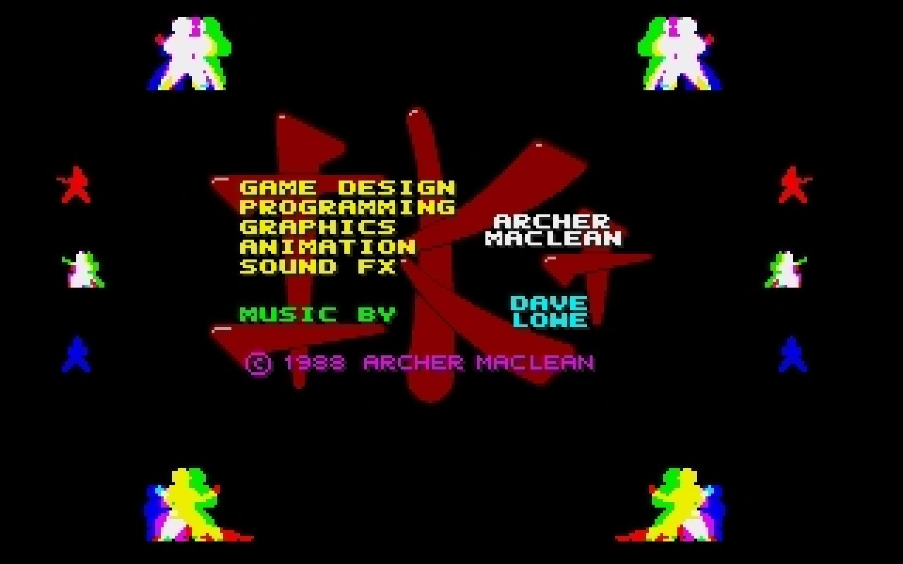 [16/02/2011] International Karate Amiga Startbildschirm 1988 