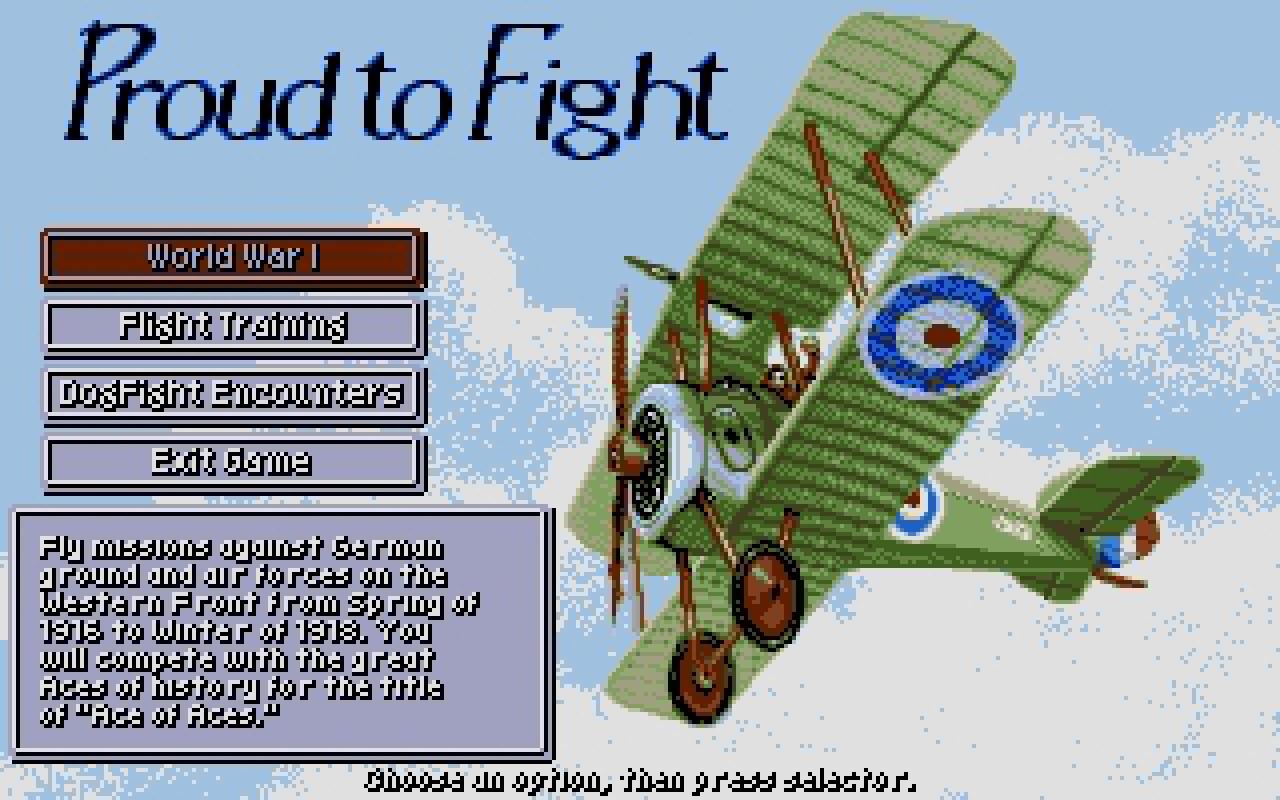 [22/02/2011] Knights of the Sky Atari ST Men 1991