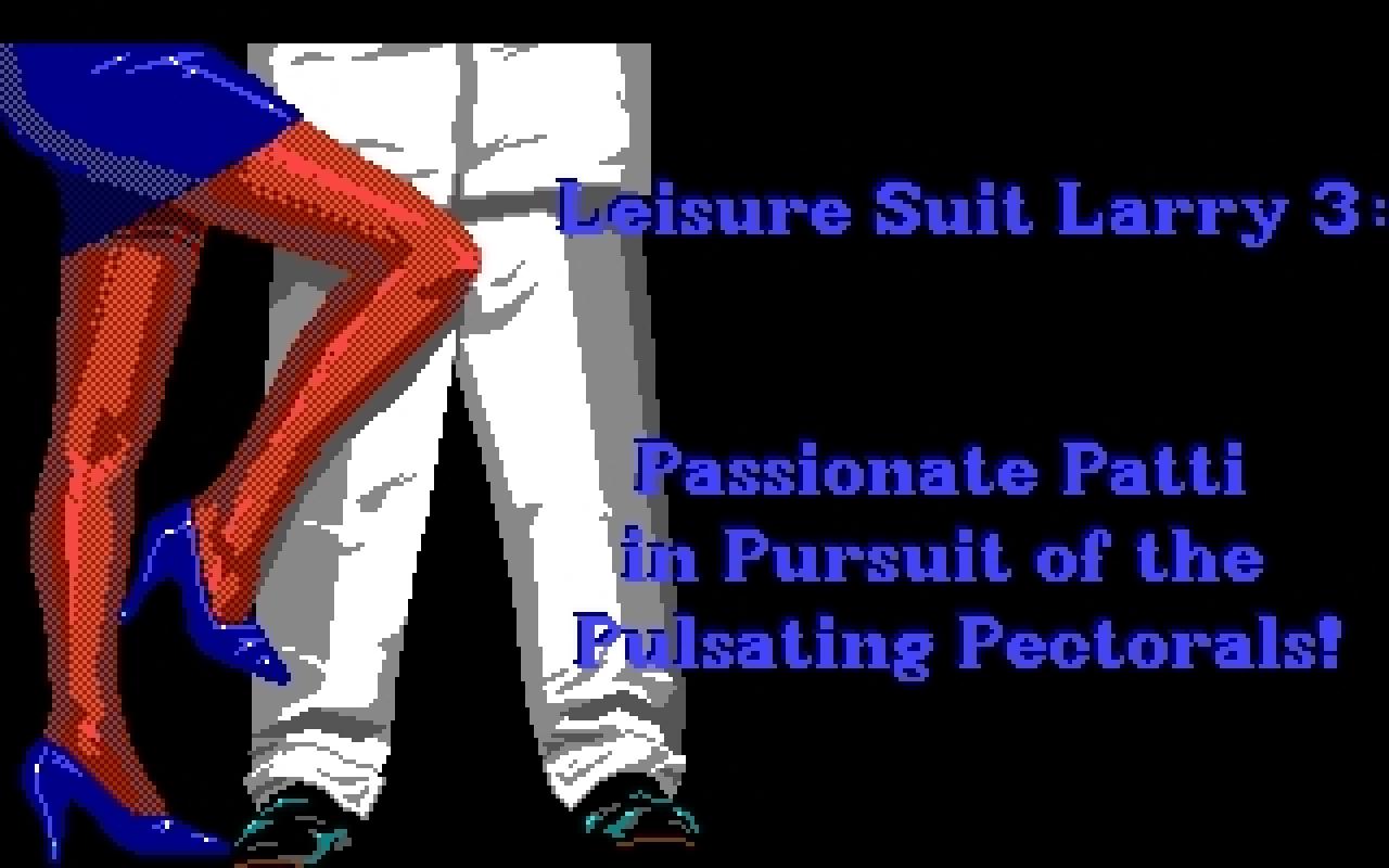 [16/02/2011] Leisure Suit Larry III Amiga Startbildschirm 1990 