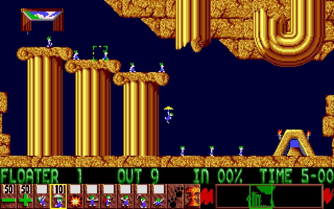 [16/02/2011] Lemmings Amiga Ingame 1991 