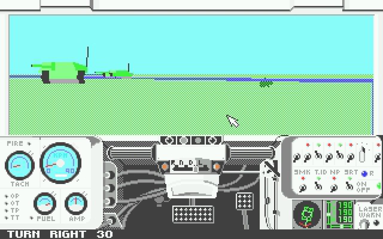 [22/02/2011] M1 Tank Platoon Atari ST Ingame 1990