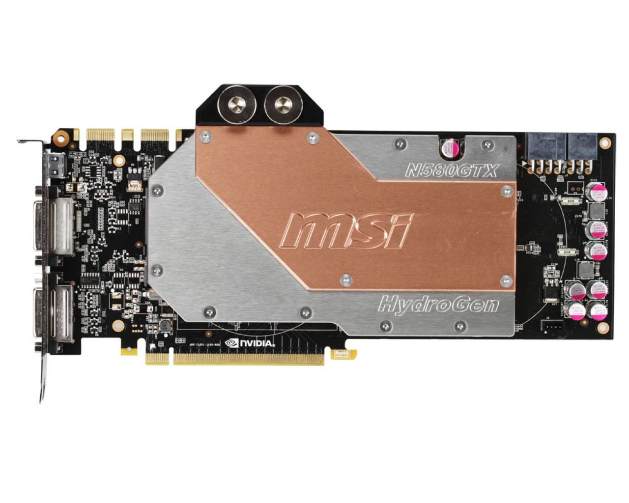 [03/02/2011] MSI N580GTX Hydrogen/OC: Werksübertaktete Geforce GTX 580 mit Wasserkühler (2)