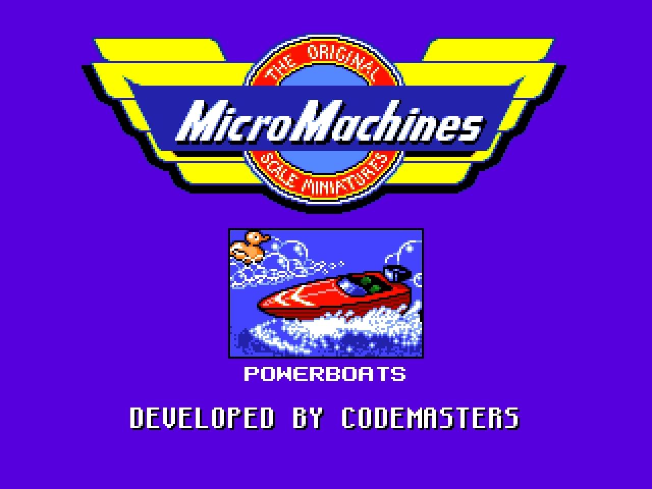 [16/02/2011] Micro Machines Amiga Startbildschirm 1992 