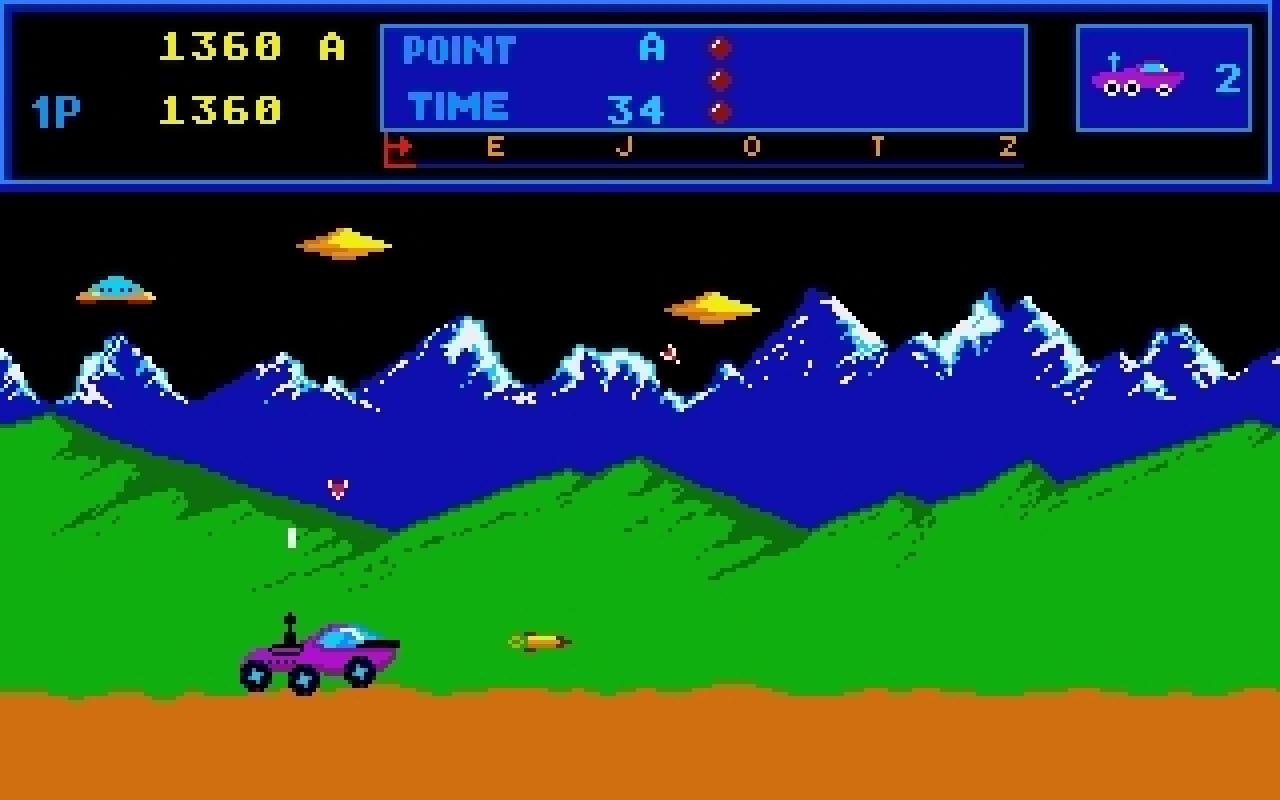 [22/02/2011] Moon Patrol Atari ST Ingame 1987