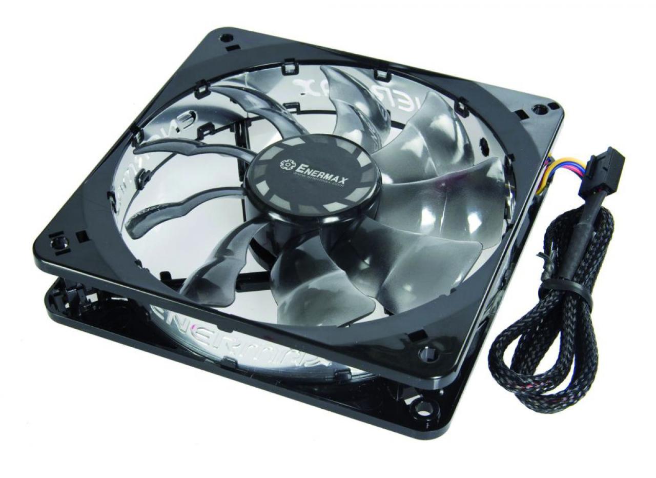 [17/02/2011] Neben neuen Netzteilen und Gehäusen präsentiert Enermax im Rahmen der Cebit neue Gehäuselüfter, z. B. mit LED-Beleuchtung, die besonders für Casemodder interessant sein dürften.