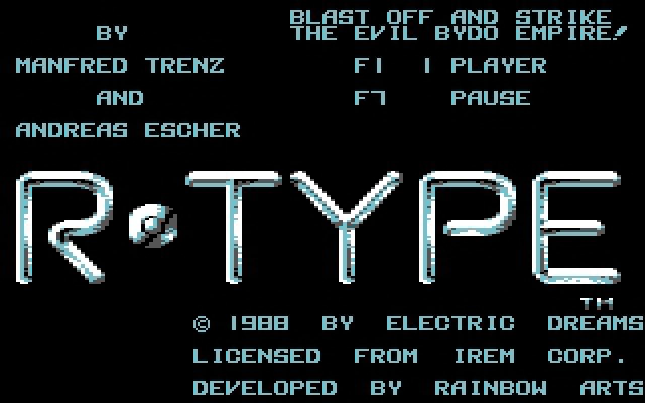 [10/02/2011] R Type 1998 Startbildschirm